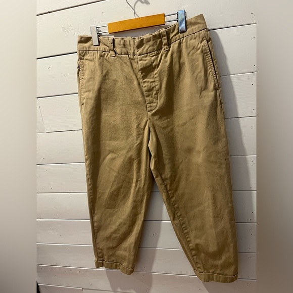 📍🤎AllSaints Cropped Chino Pants – Size 32 🤎 - Picture 3 of 10
